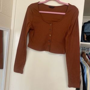 Cropped Cardigan Top